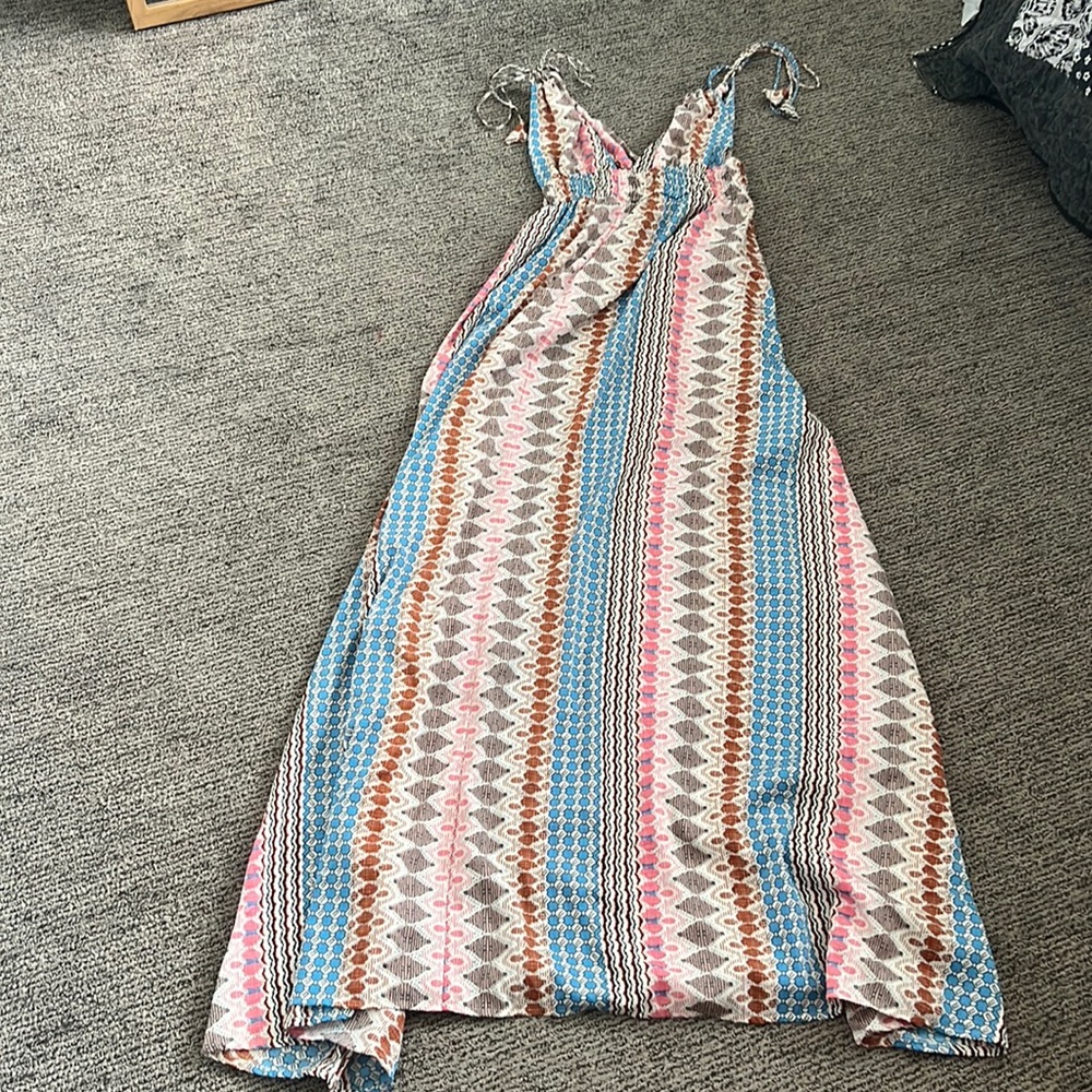 Maxin' Relaxin' Multi Print Maxi Dress